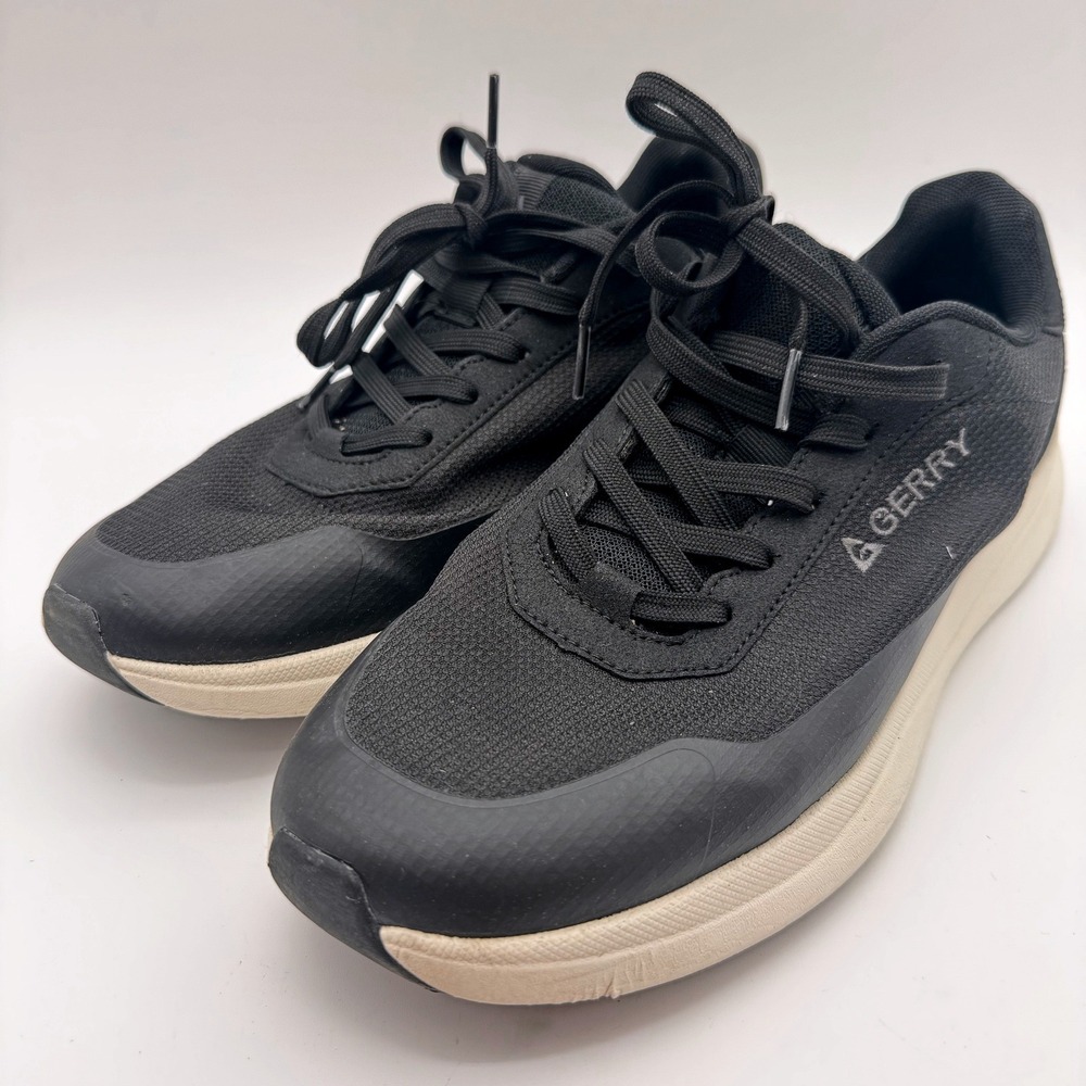 Gerry Creston Mens Athletic Sneakers Black Lightweight Lace Up Shoes‎ Size 11